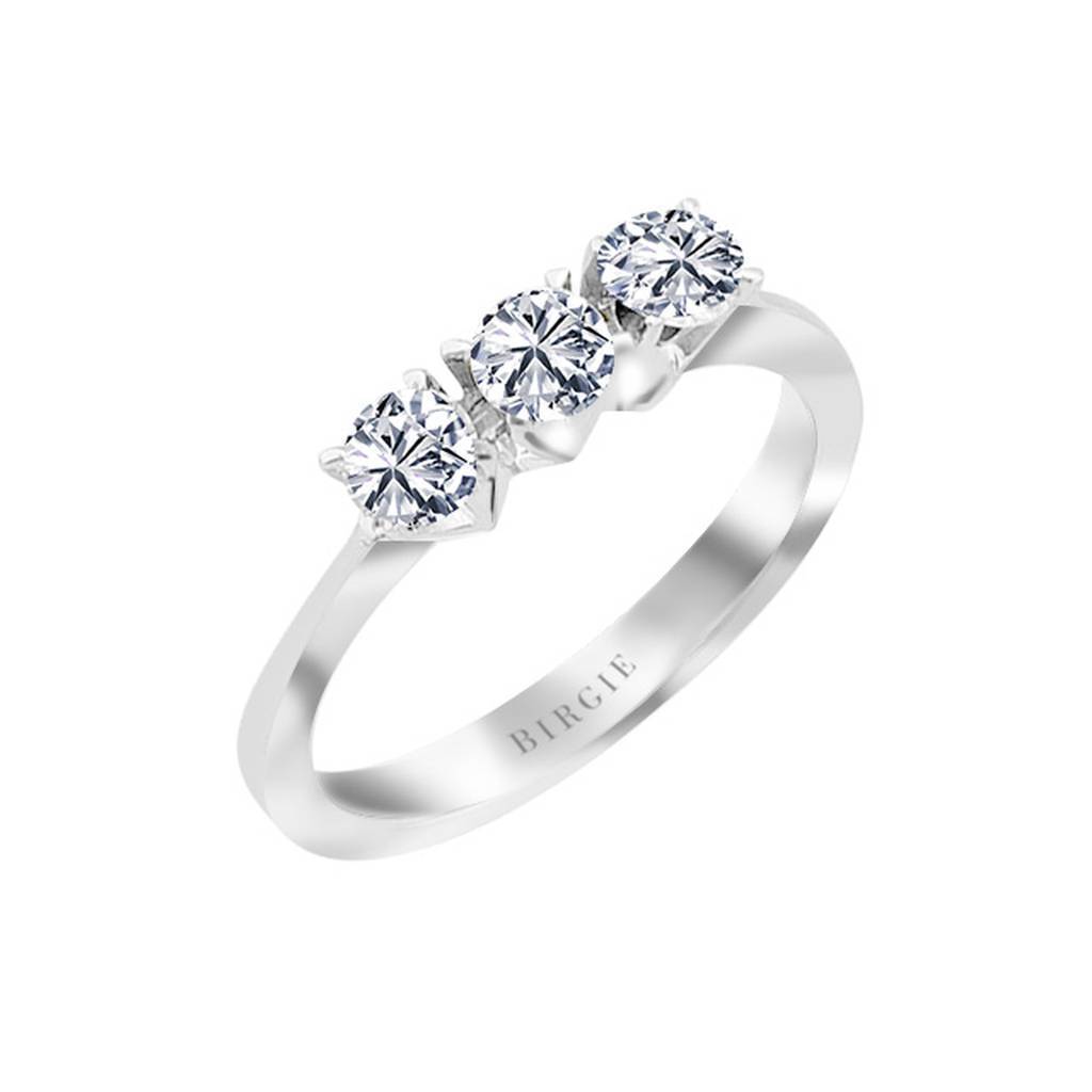 0.67 Carat Diamond Trilogy Ring
