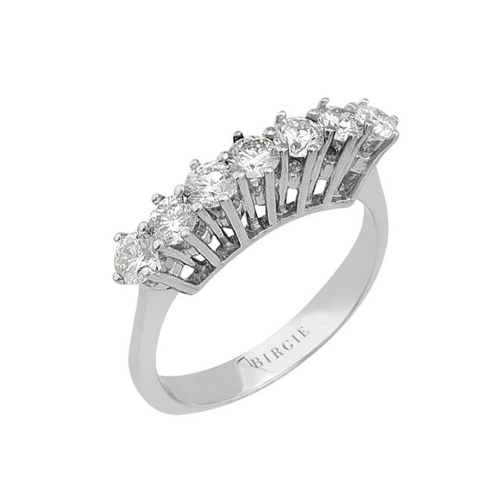 1.02 Carat Diamond 7 Stone Engagement Ring