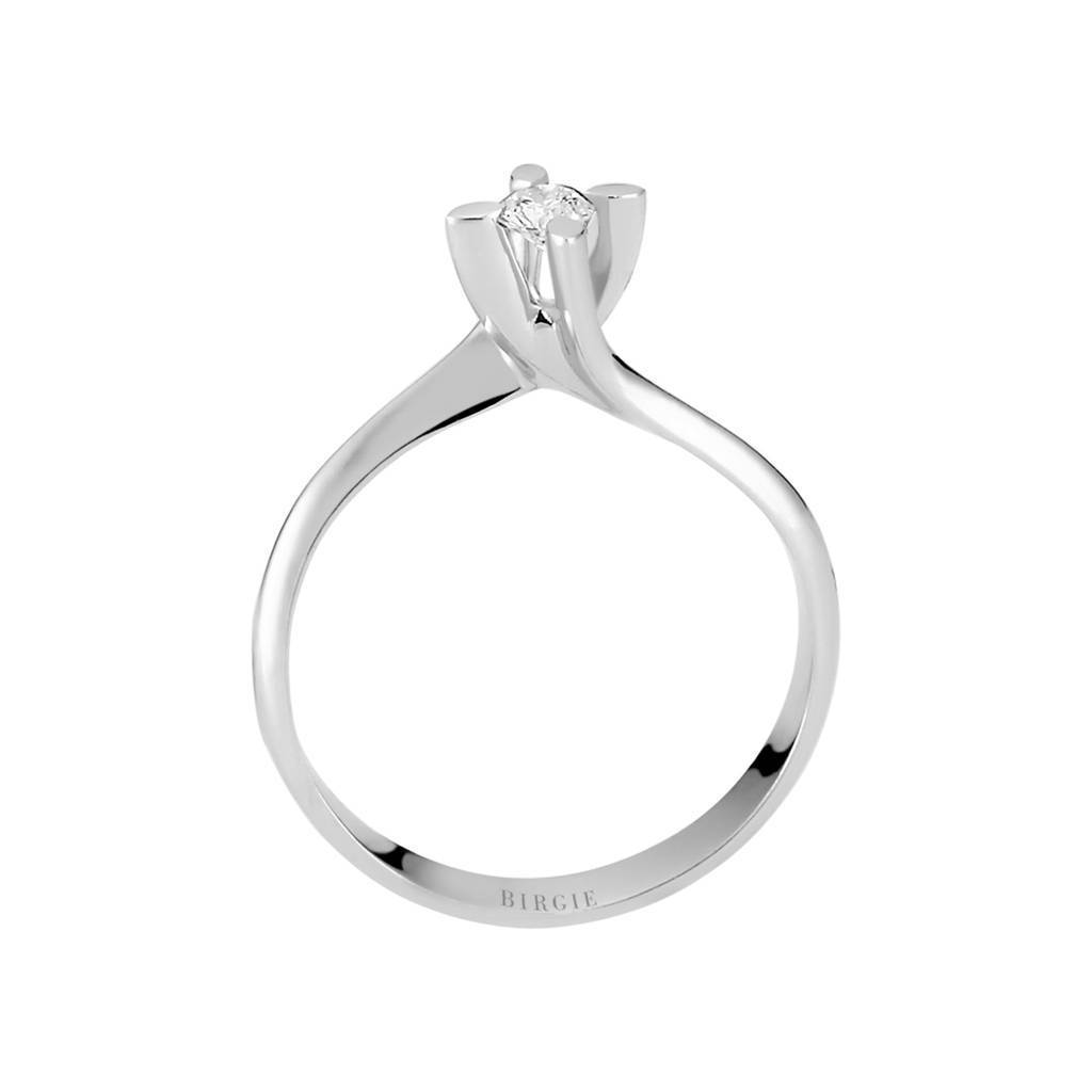 0.14 carat solitaire diamond ring
