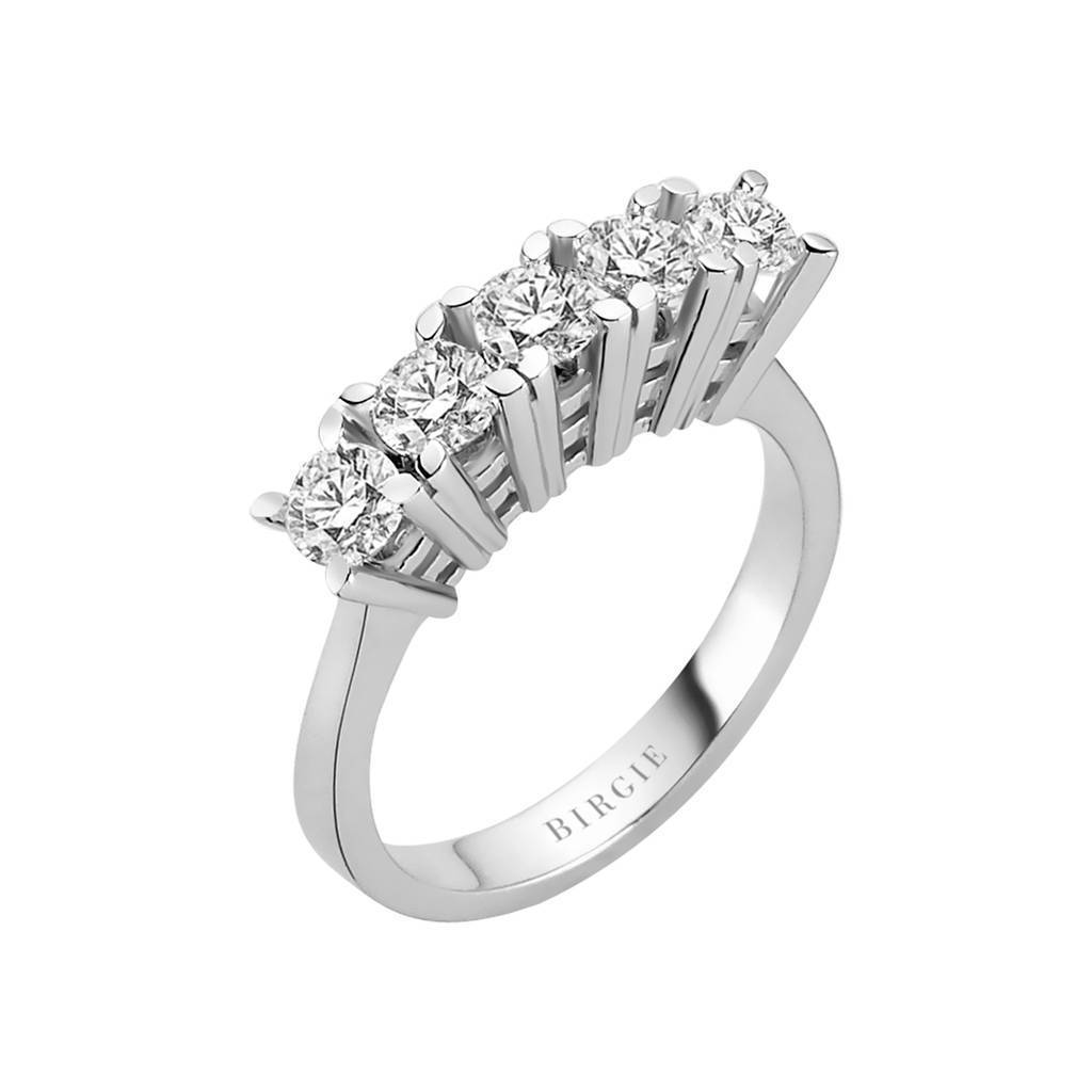 1.15 Carat Diamond 5 Stone Engagement Ring