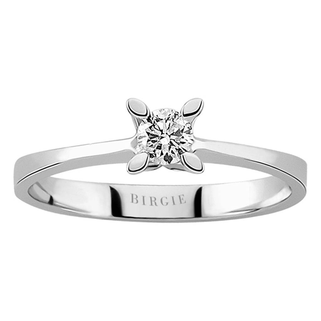 Bague solitaire diamant 0,20 carat