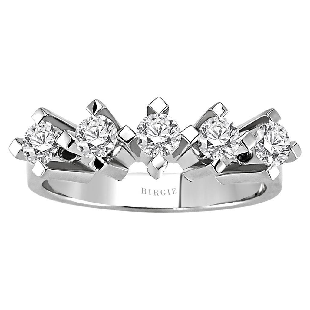 0.80 Carat Diamond 5 Stone Engagement Ring