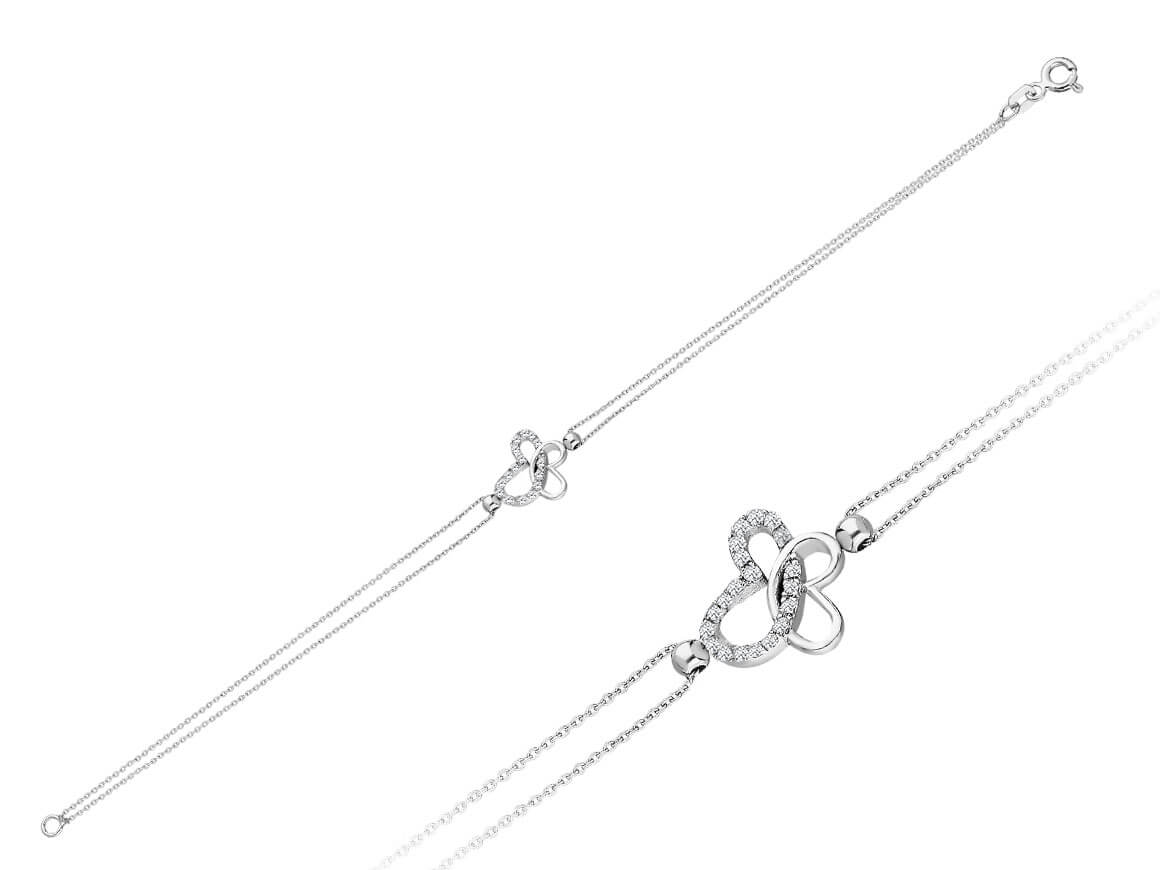 Diamond Butterflies Bracelet