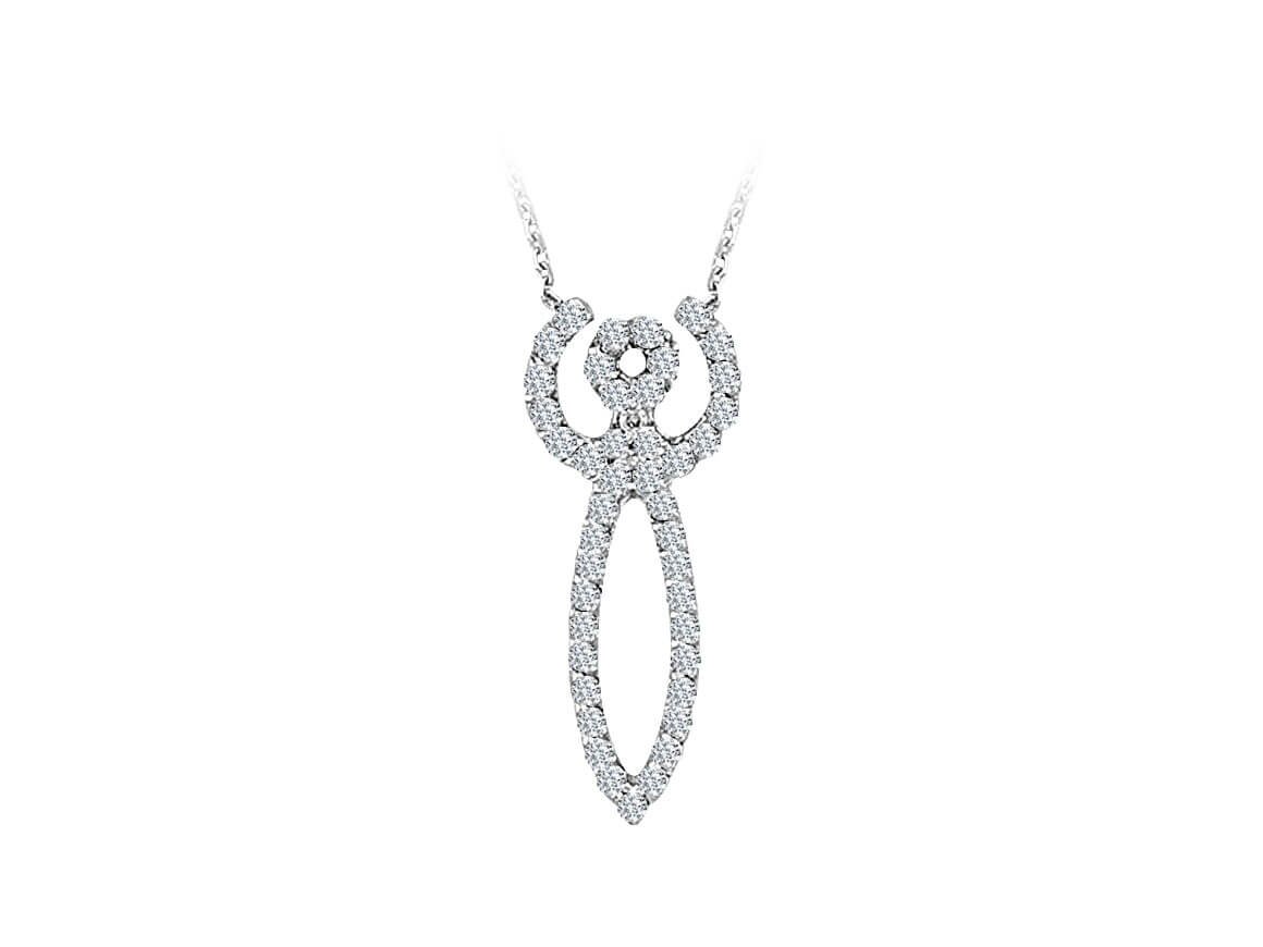 Collier Artémis Déesse Lune Diamant