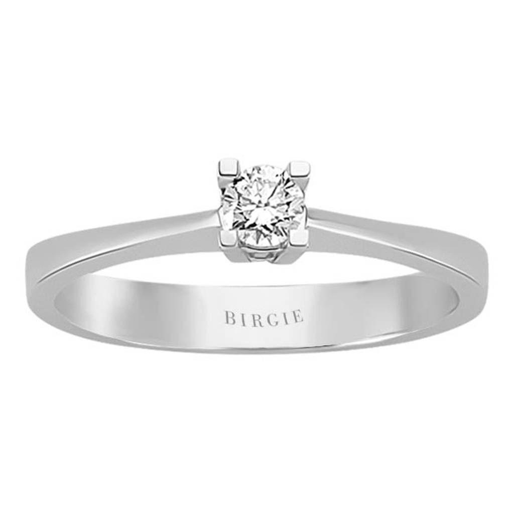0.16 carat solitaire diamond ring