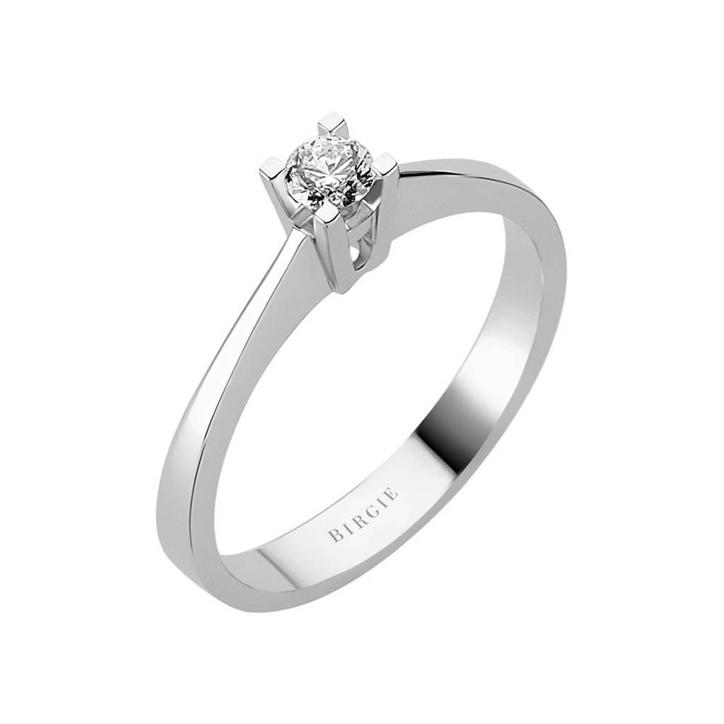 0.16 carat solitaire diamond ring
