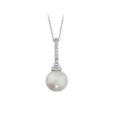 Diamond and pearl necklace