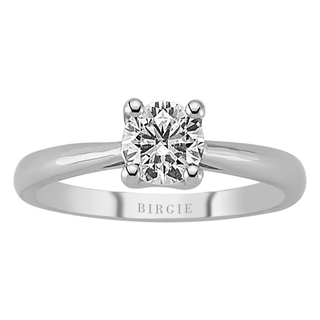 Bague solitaire diamant 0,79 carat