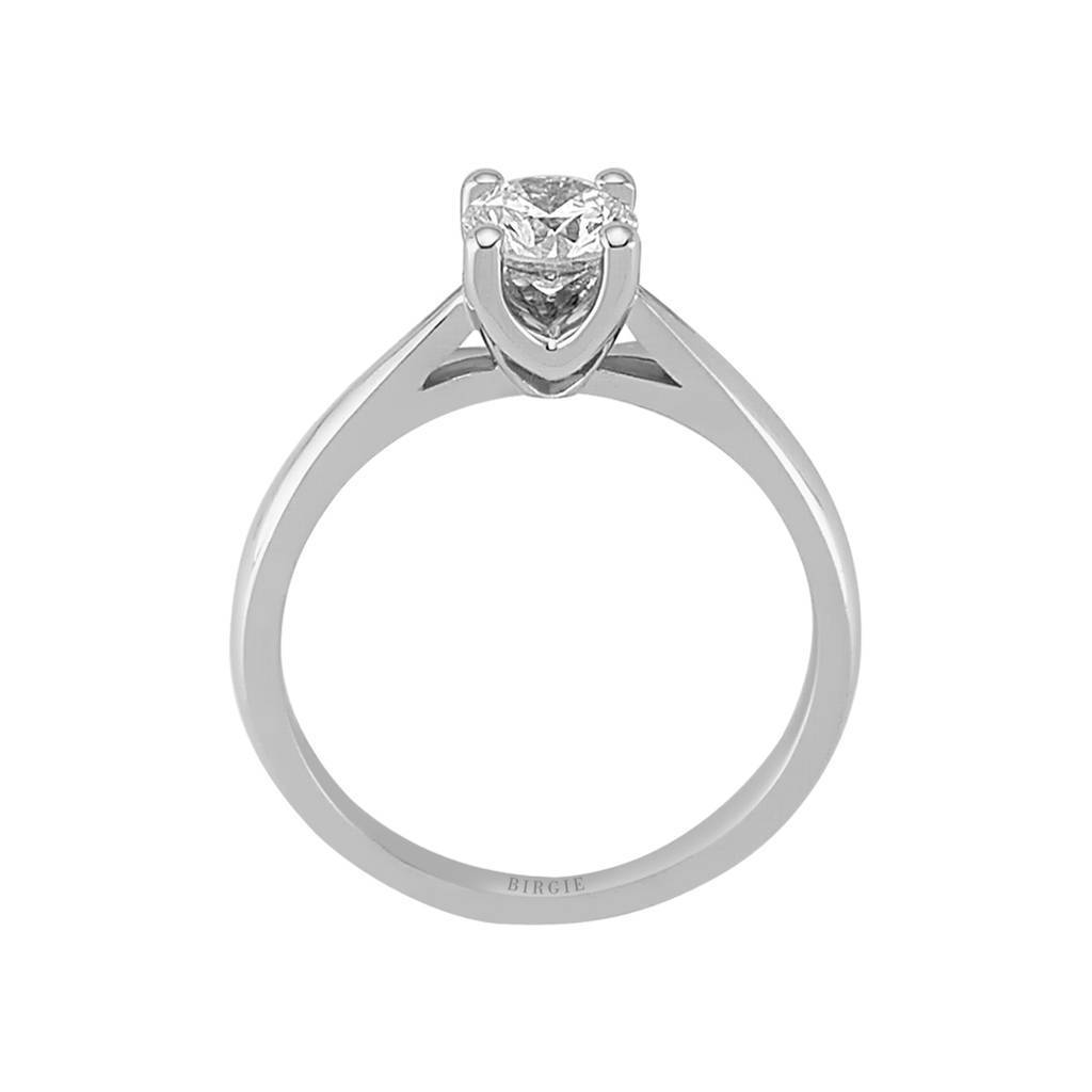 Bague solitaire diamant 0,79 carat