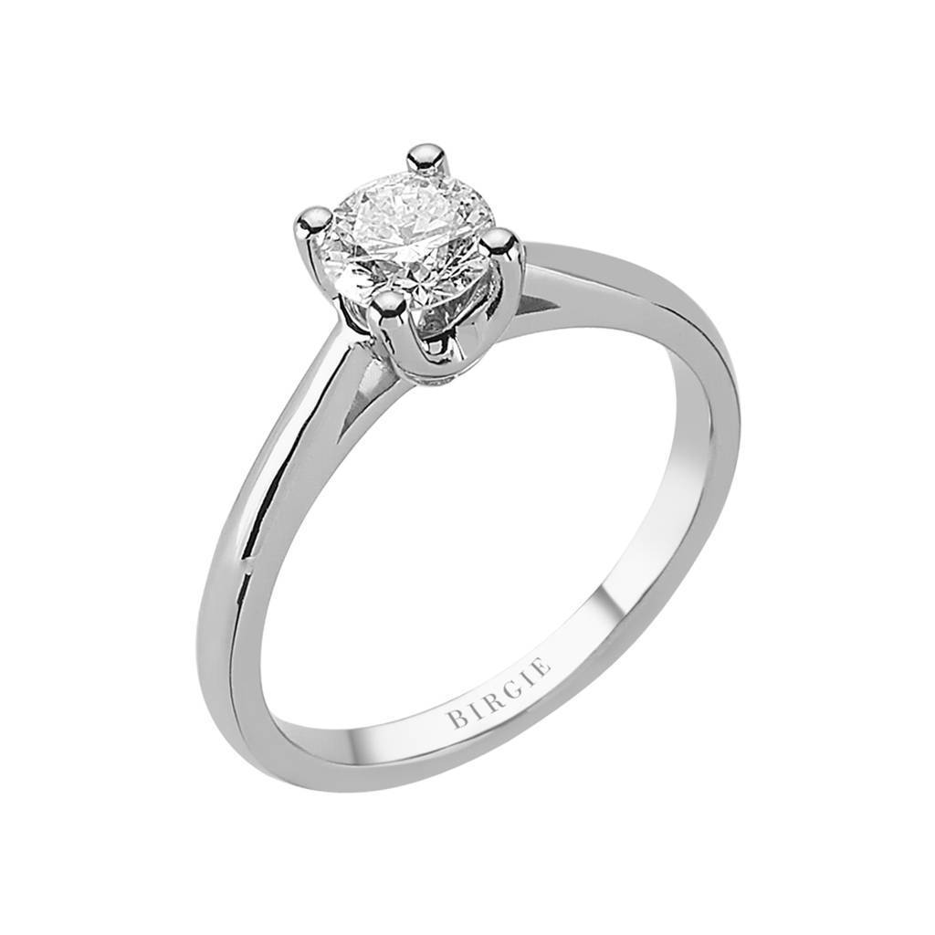Bague solitaire diamant 0,79 carat