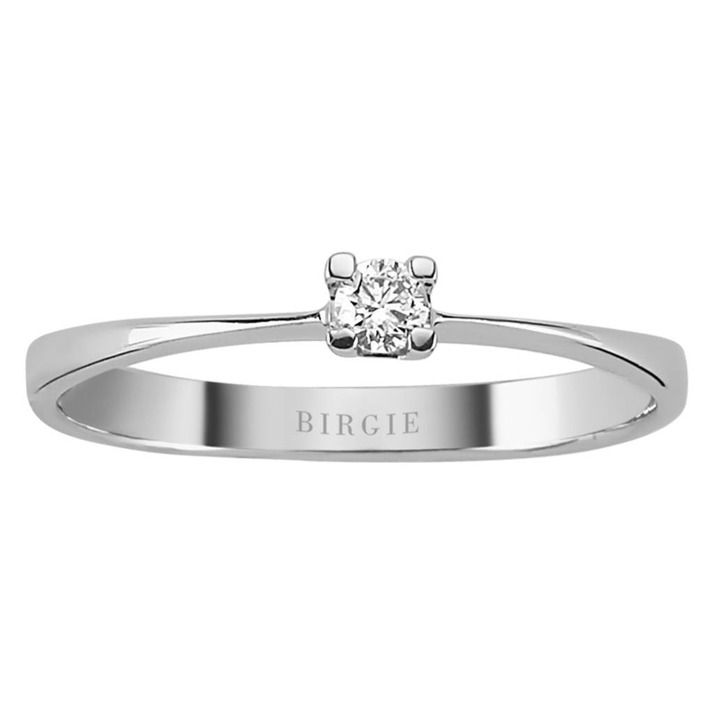 Boucles d'oreilles diamant solitaire 0,09 carat