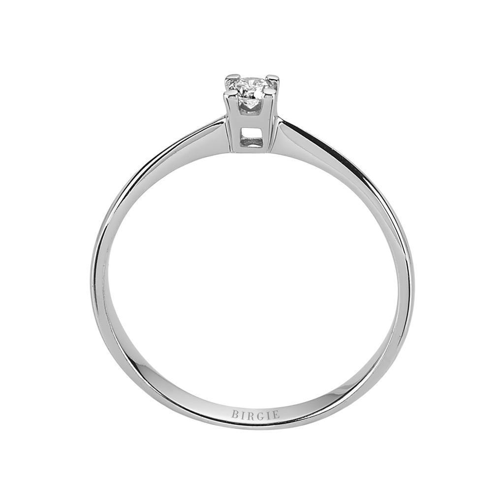 Boucles d'oreilles diamant solitaire 0,09 carat