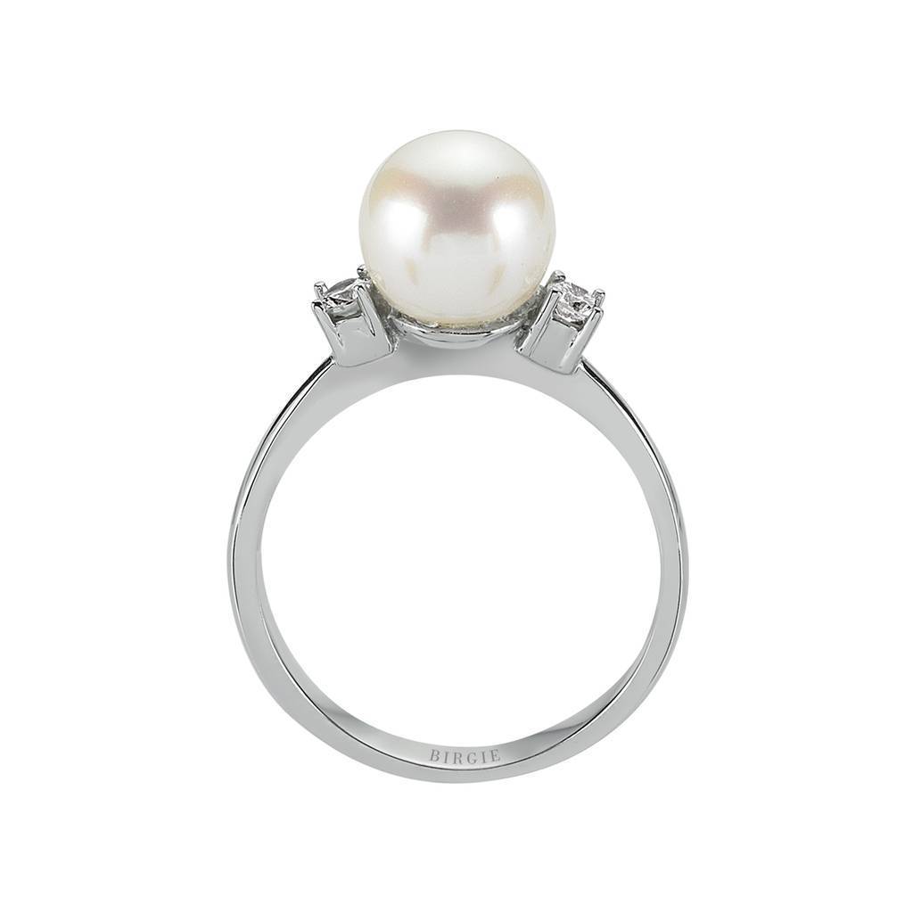 Bague Diamant et Perle