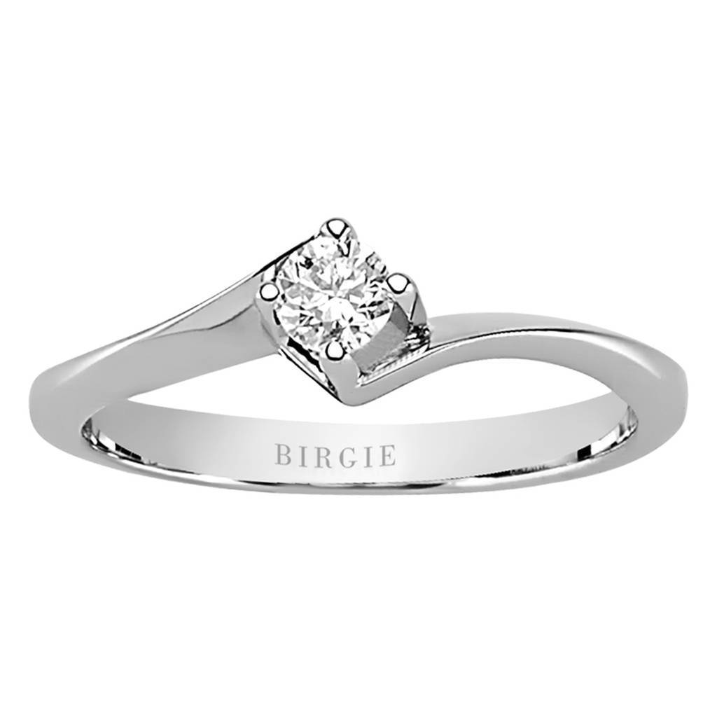 0.16 carat solitaire diamond ring