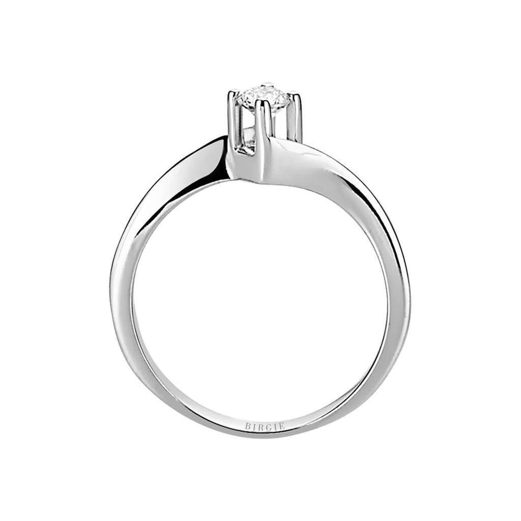 0.16 carat solitaire diamond ring