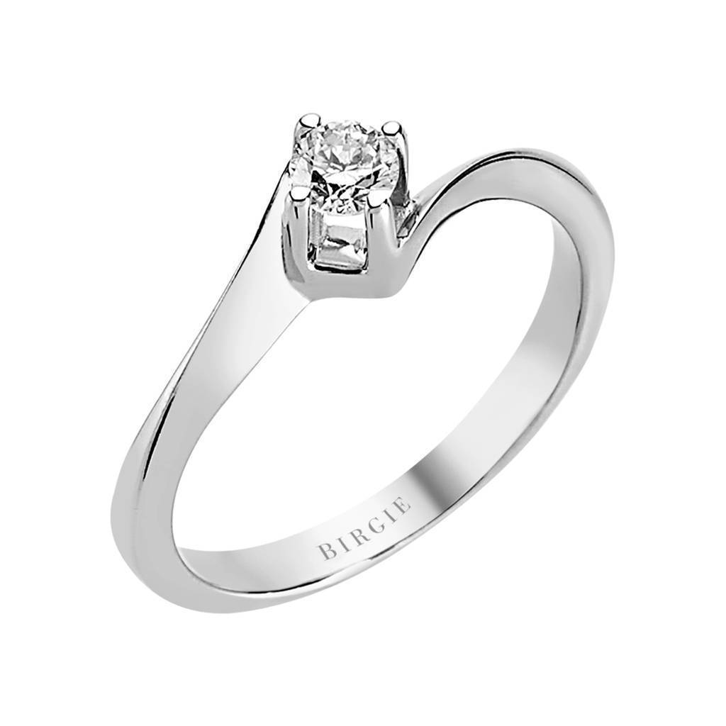 0.16 carat solitaire diamond ring