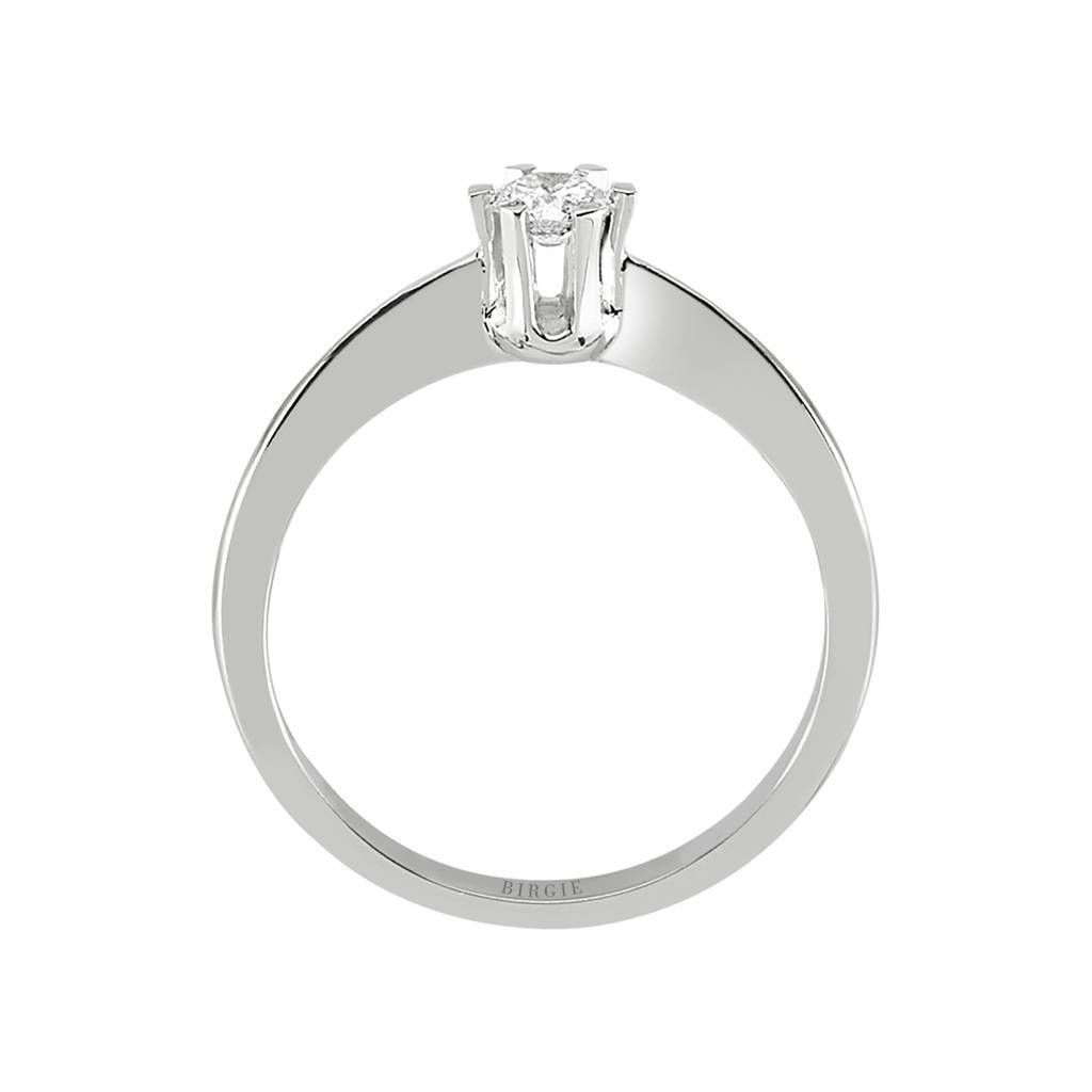 Bague solitaire diamant 0,21 carat