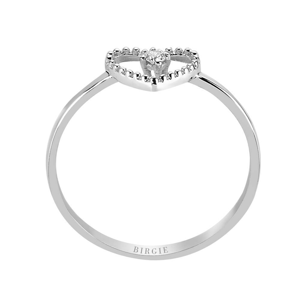 Diamond in My Heart Solitaire Ring