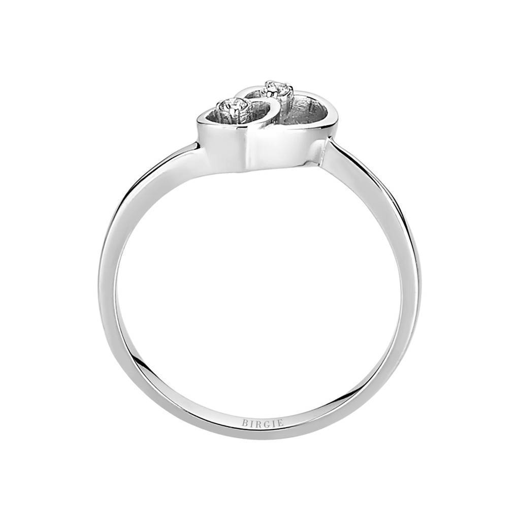 Bague coeur diamant