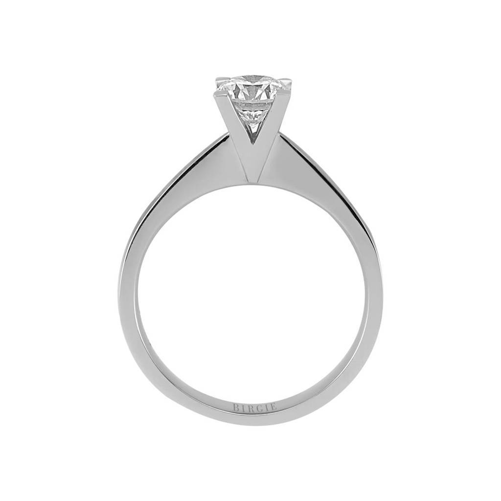 Bague solitaire diamant 0,81 carat