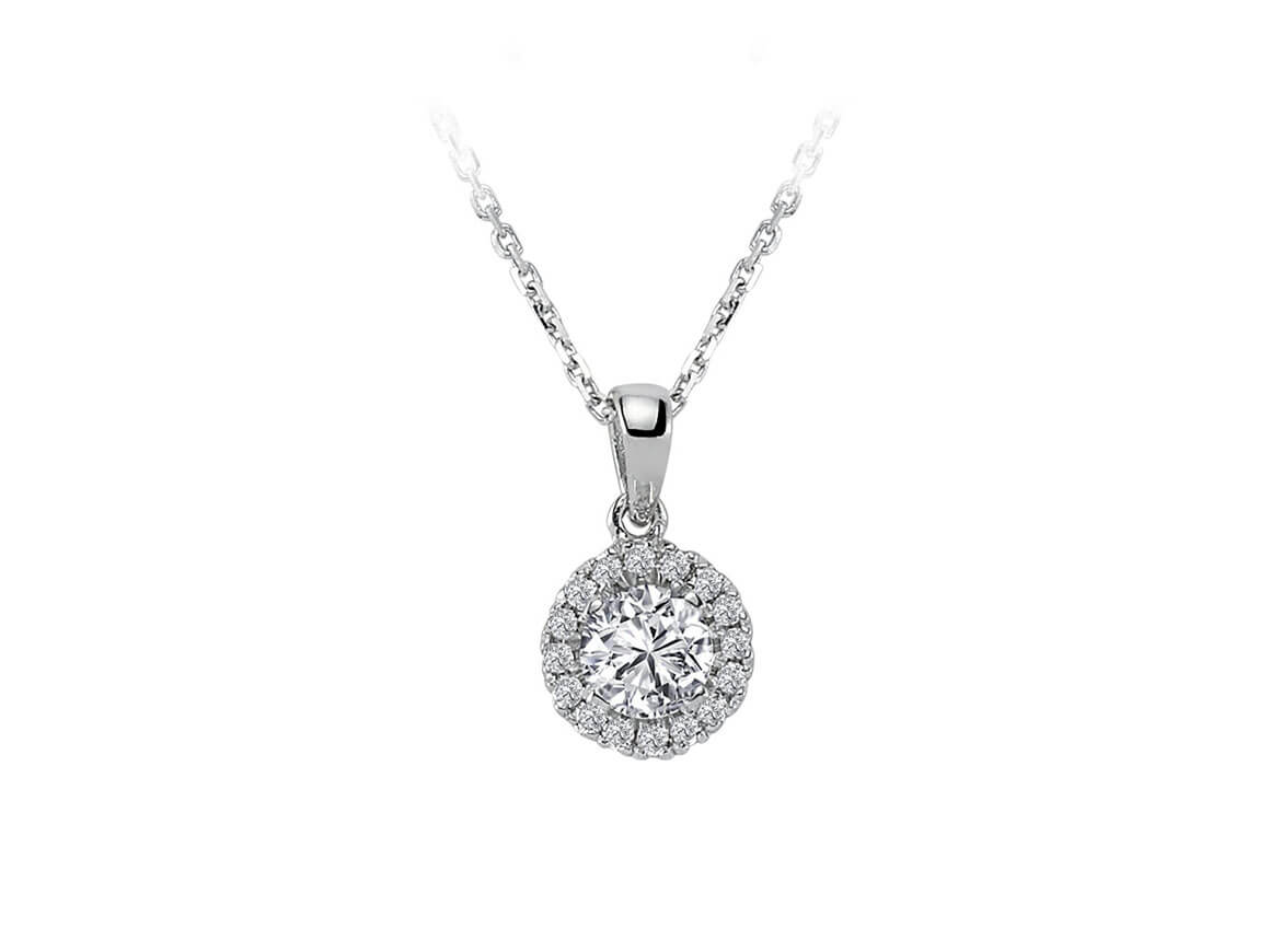 Diamond Solitaire Necklace