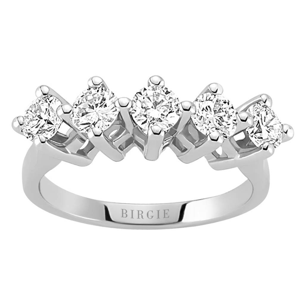 1.15 Carat Diamond 5 Stone Engagement Ring