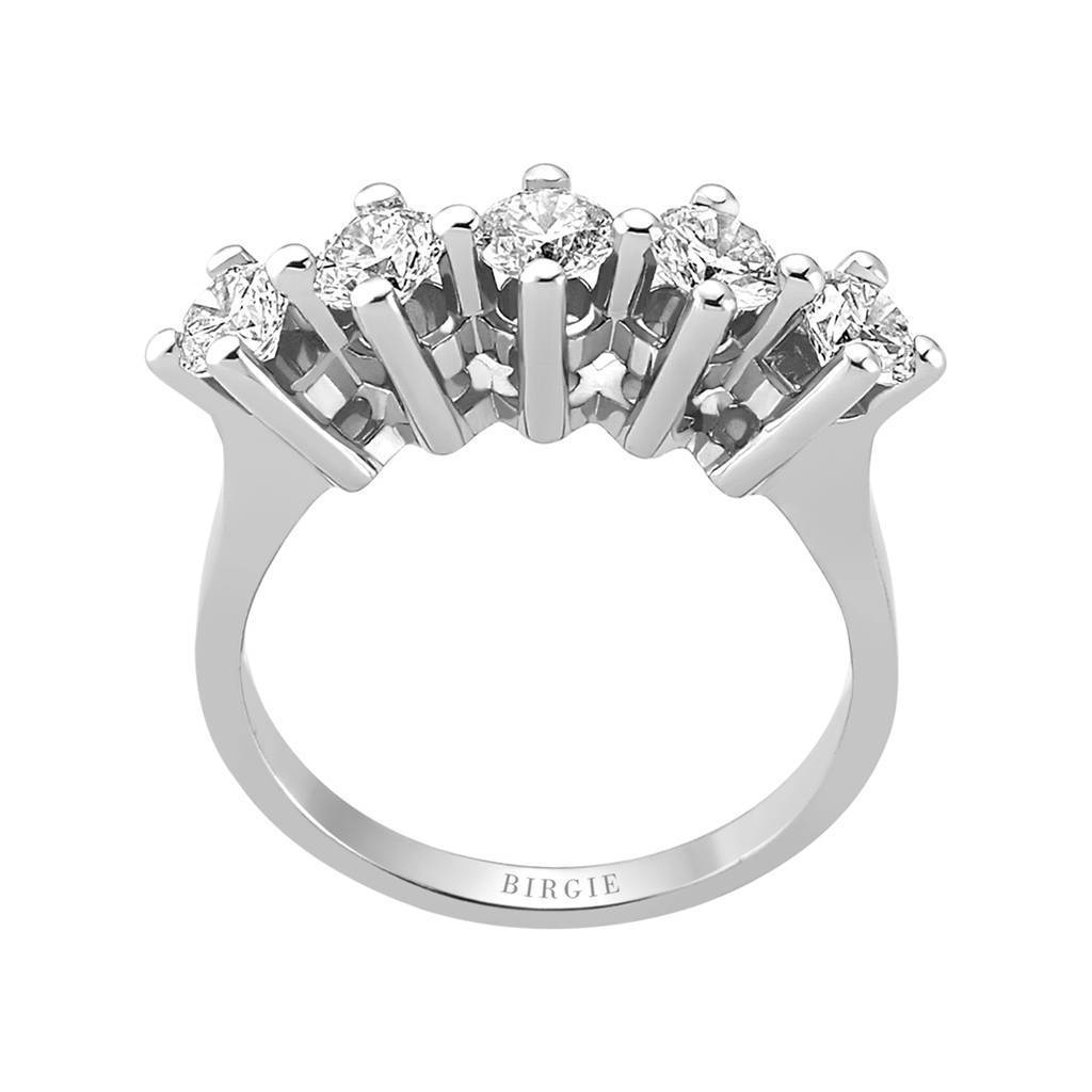 1.15 Carat Diamond 5 Stone Engagement Ring