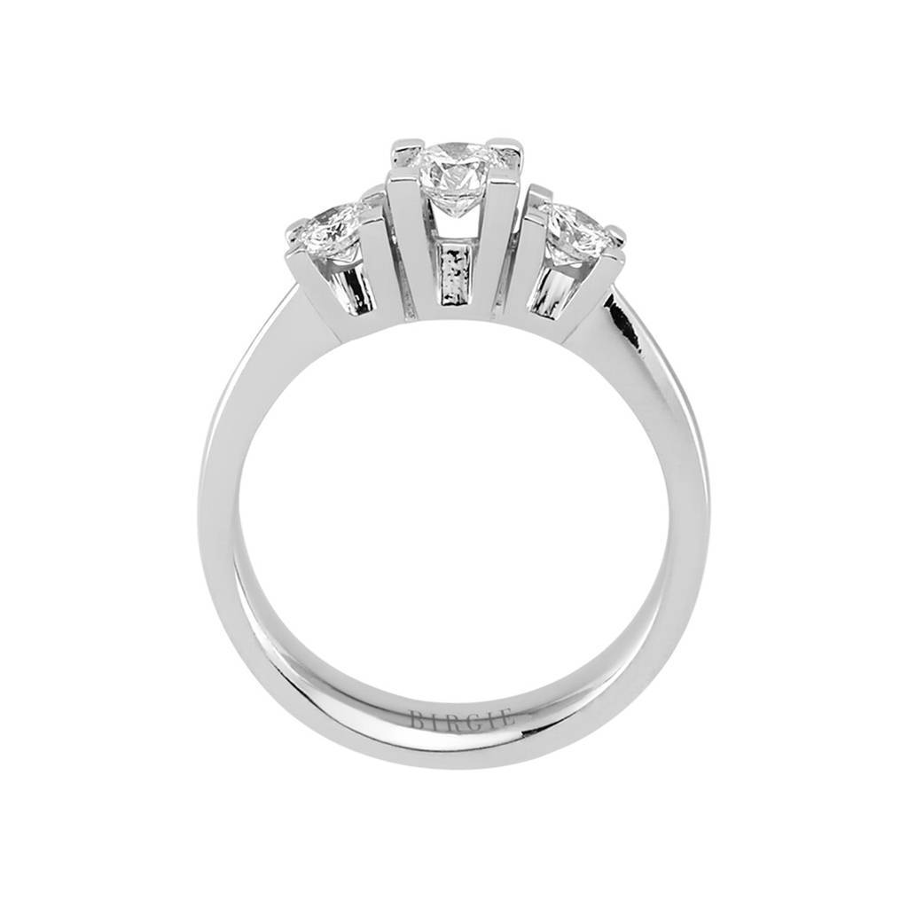 0.61 Carat Diamond Trilogy Ring