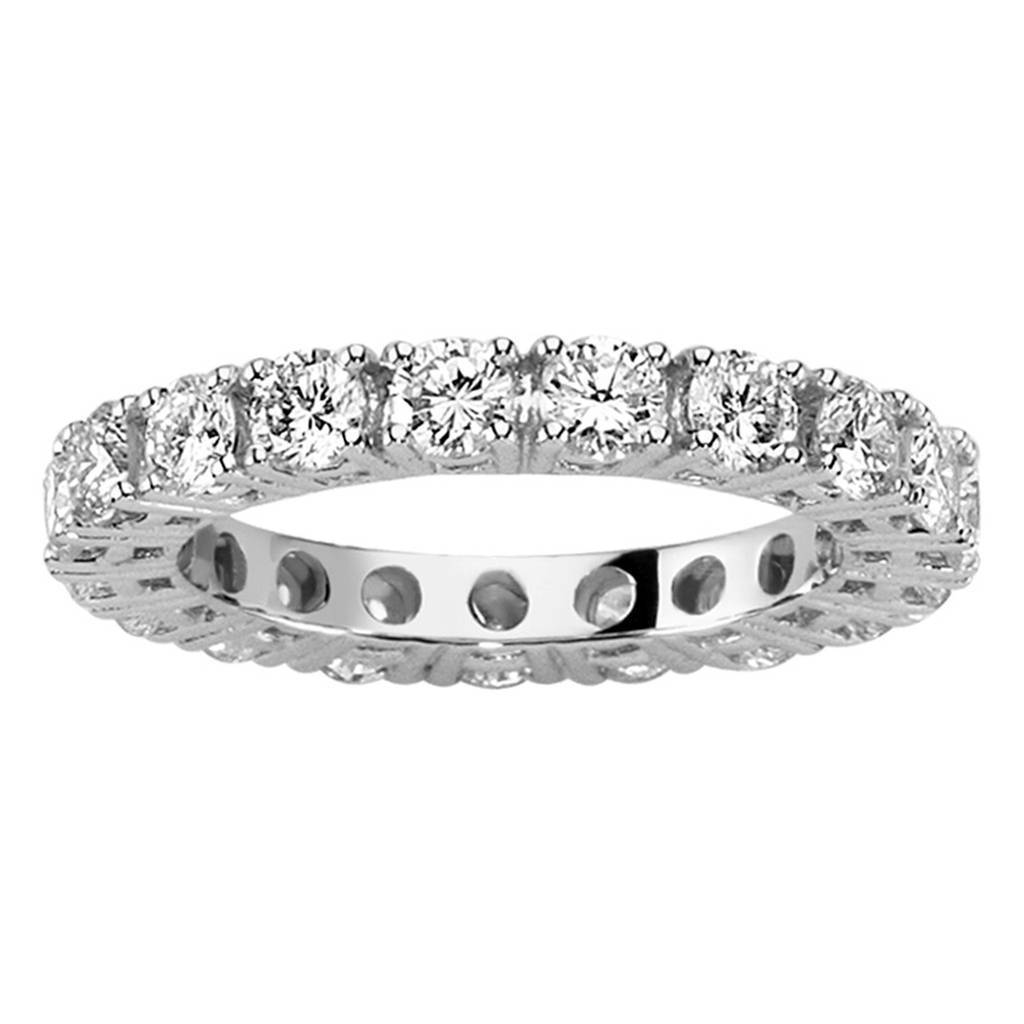 2.19 Carat Diamond Eternity Wedding Ring