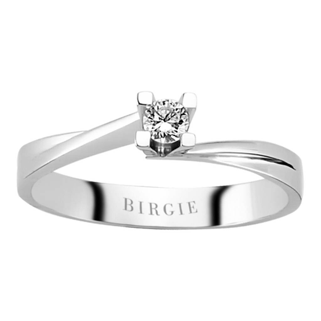 Bague diamant solitaire 0,10 carat
