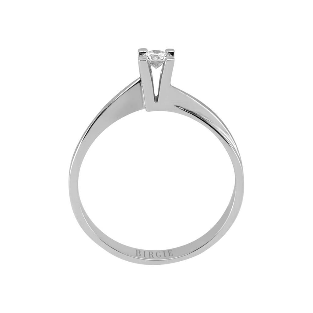 Bague diamant solitaire 0,10 carat