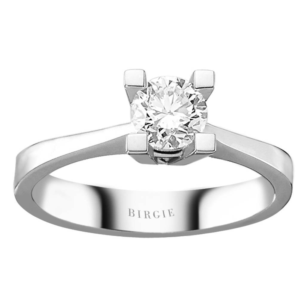 Bague solitaire diamant 0,61 carat