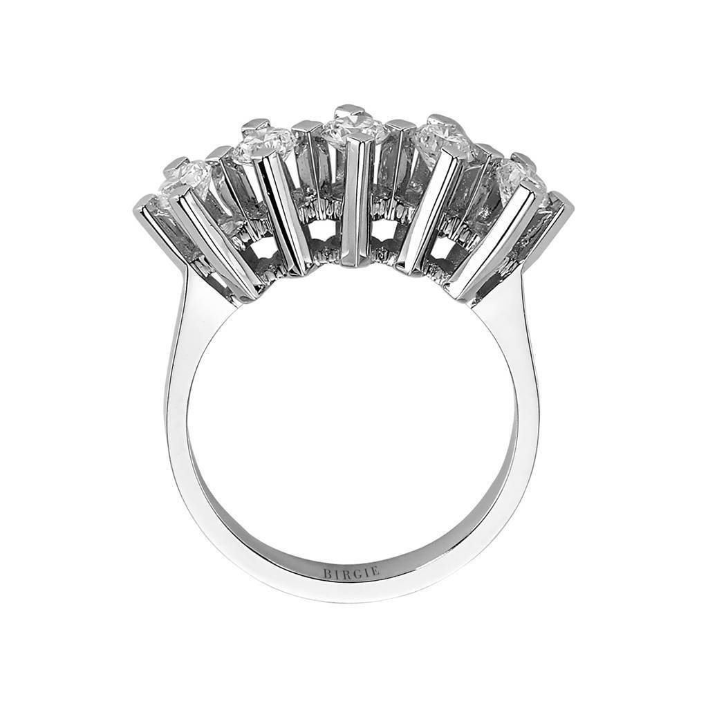 0.95 Carat Diamond 5 Stone Engagement Ring