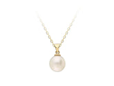 Diamond and pearl necklace