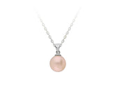 Modern Rose Pearl Necklace