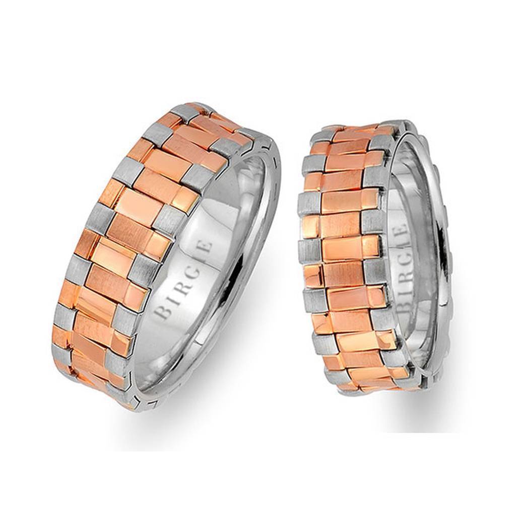 Babylon Rose Gold Wedding Band
