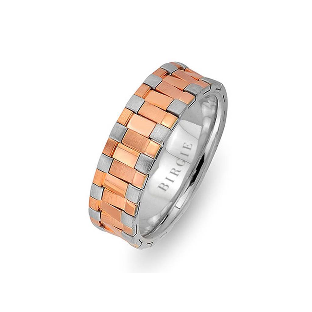 Babylon Rose Gold Wedding Band
