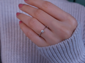 0.18 Carat Diamant Solitärring