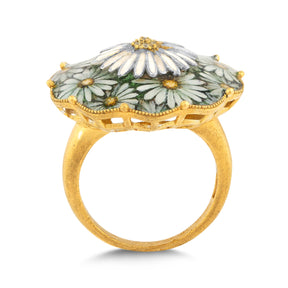 Ring mit Margeriten