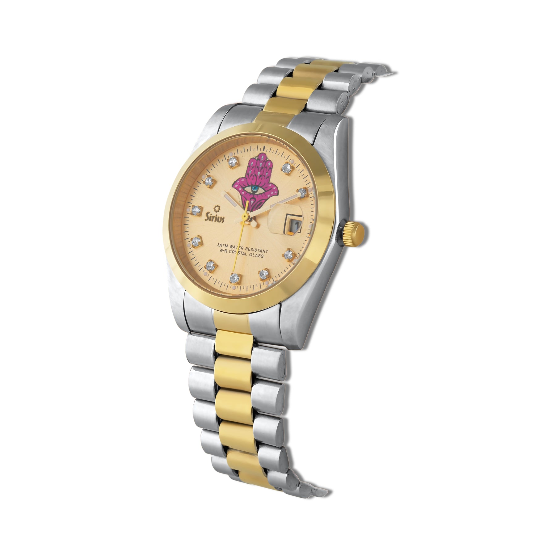 Elegante Hand der Fatima Frauen Uhr