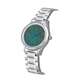 Green Abstract Watch for Women