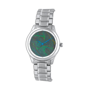 Green Abstract Watch for Women