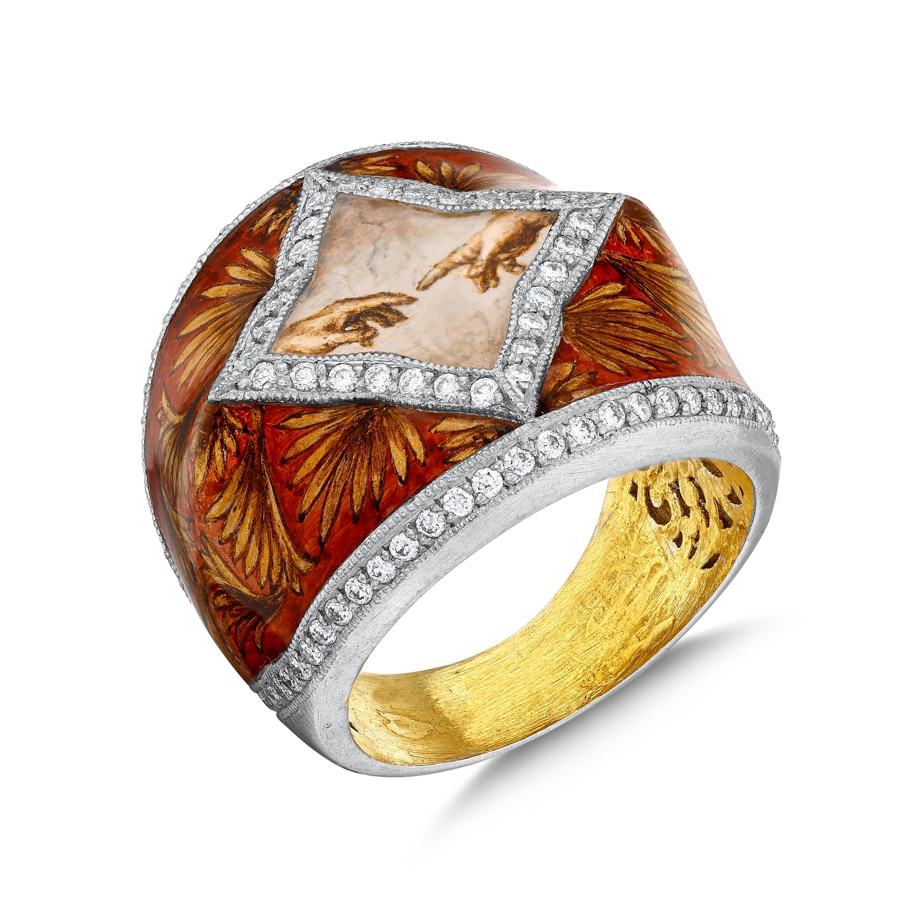 Erschaffung Adams Ring von Michelangelo Buonarroti