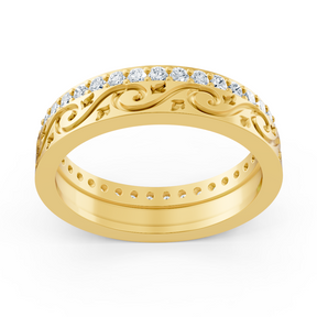 Birgie 14K yellow gold diamond ring – 0.518ct diamonds