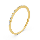 Birgie Diamant Halb-Ewigkeitsring in Gelbgold