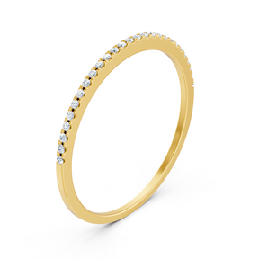 Birgie Diamant Halb-Ewigkeitsring in Gelbgold