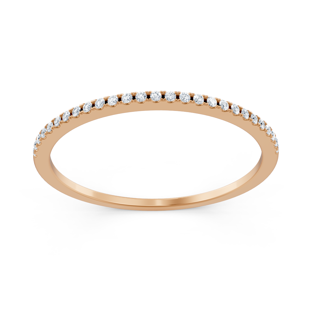Birgie Diamant Halb-Ewigkeitsring in Roségold