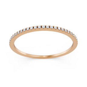 Birgie Diamant Halb-Ewigkeitsring in Roségold