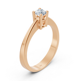 Birgie Diamant Solitärring in Roségold
