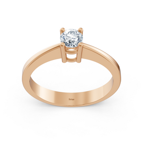 Birgie Diamant Solitärring in Roségold